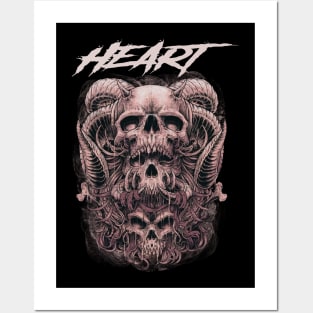 HEART BAND Posters and Art